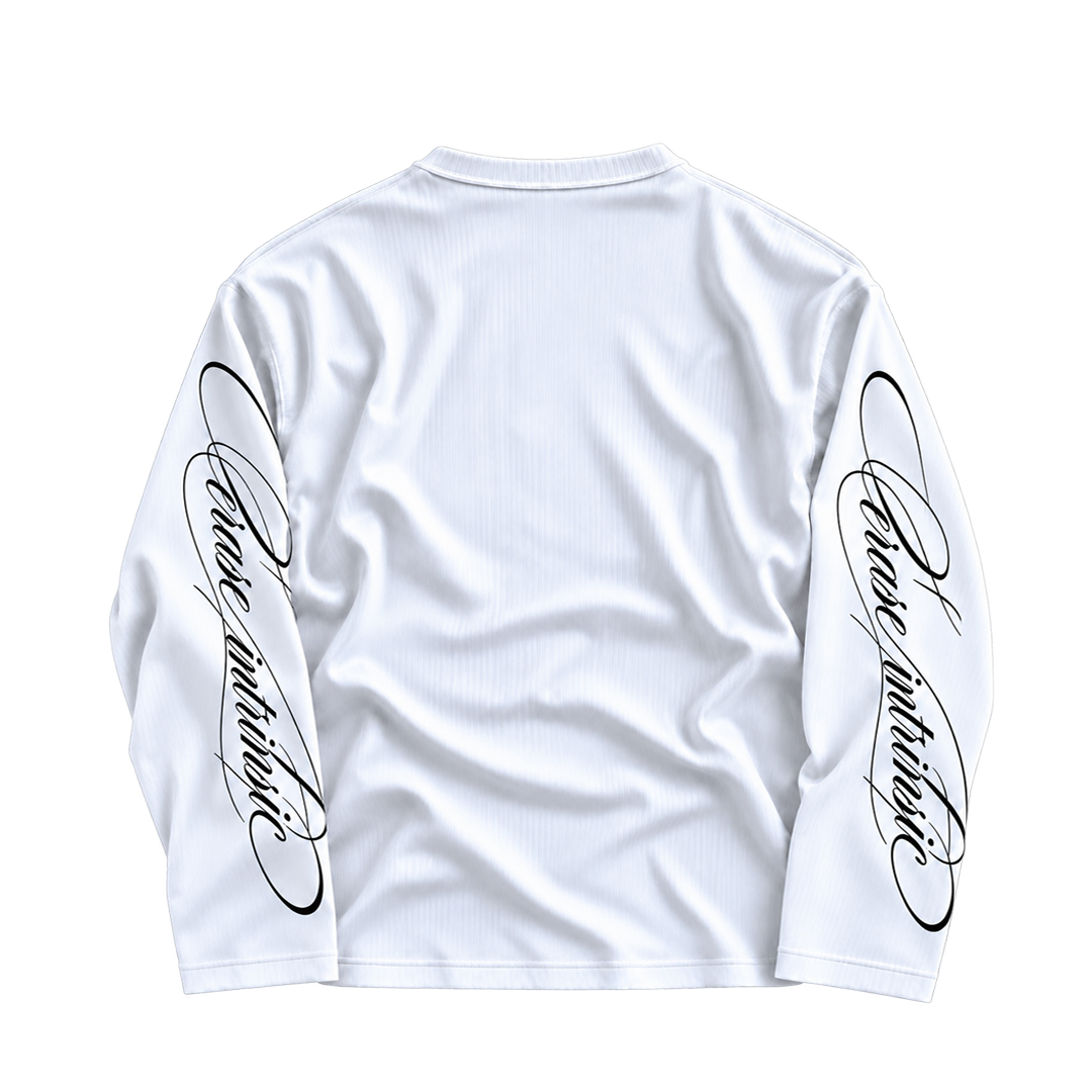 XD0Q- WAFFLE KNIT WHITE